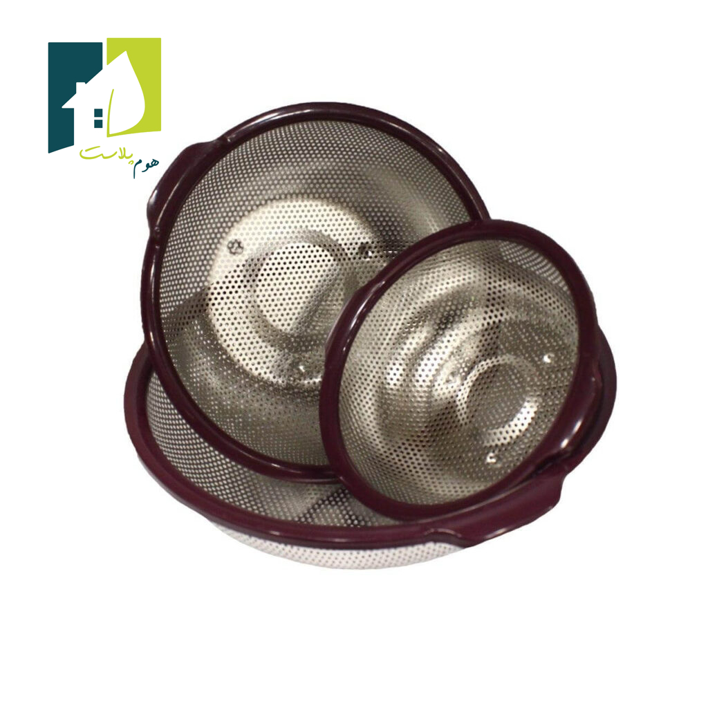 آبکش پانچ استیل مجموعه سه عددی