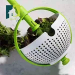 سبد خشک کن سبزی چرخشی دسته تاشو