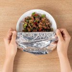 کاور کشی فویلی ده عددی مواد غذایی