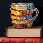 ماگ رنگی طرح کتاب