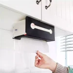 نگهدارنده دستمال کاغذی زیر کابینتی فلزی - تصویر 3
