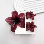 کلیپس مو طرح گل مادر دختری مدل پلومریا